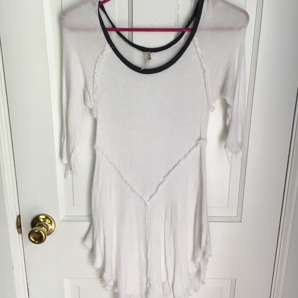 Free people Knit 3/4 sleeve top
